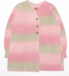 AMERI MIX LONG STRAIGHT KNIT CARDIGAN