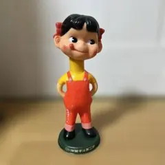 不二家　ペコちゃんボブルヘッド人形　レトロ 昭和レトロ 不二家ペコちゃん 50周年記念 ボブルヘッド人形 大きいペコ