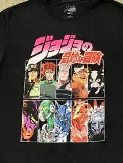 ジョジョの奇妙な冒険 ジョジョ3部 Tシャツ ブラック XLサイズ 黒