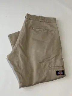 Dickies スキニーストレート パンツ　ベージュ 32×32 メキシコ製