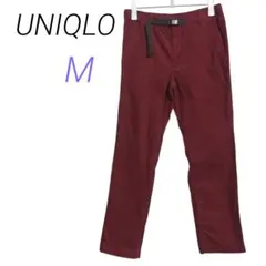 UNIQLO【M】メンズ コーデュロイ ワイドパンツ 調整可能ベルト付き