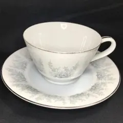 ノリタケ　昭和レトロ カップ&ソーサー　ブルースカイ　日本陶器会社