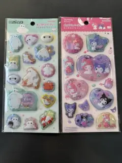 正規ポップデコパーティー　わたあめカプセルシール　2種類