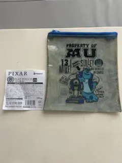ハッピーくじPIXAR2026モンスターズ・インク フラットポーチ