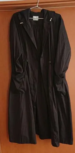 フーデットロングコート撥水