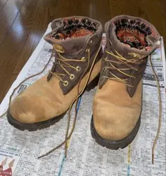 ティンバーランド　ロールトップ　イエローブーツ　ブーツ　8W(26cmワイド)