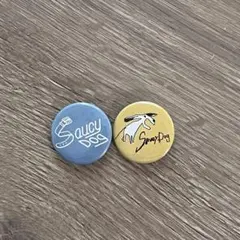 【saucy dog】缶バッチ　2点セット