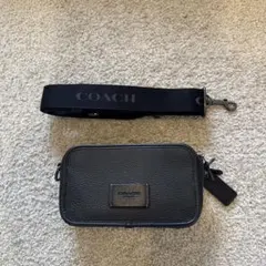 COACH ショルダーバッグ ブラック レザー
