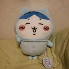 ちいかわ ハチワレ 猫耳フード パジャマBIGぬいぐるみ 約30cm 新品