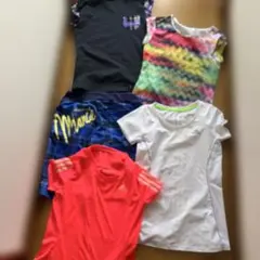 MIKANO adidas フィットネスウェア 半袖Tシャツ 5点セットのサムネイル
