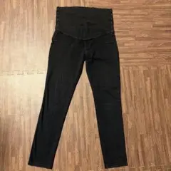 マタニティ デニムパンツ ブラック