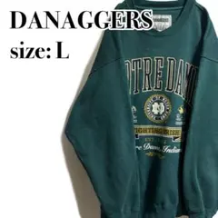 DANAGGERS ノートルダム　カレッジロゴ　スウェット　トレーナー　スクール