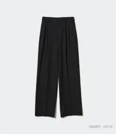 UNIQLO タックワイドパンツ