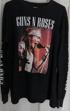 ノーブランドレプリカ品 XLサイズ Guns N' Roses ロングTシャツ