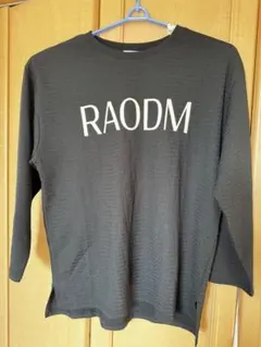 RAODM ロゴ入り ブラック カットソー 3L