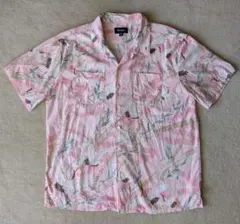 Brixton 花柄 半袖シャツ XL ピンク アロハのサムネイル