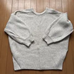 AZUL by moussy リブ編み ニット