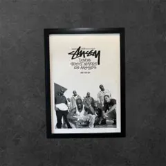 Stussy ストゥーシーA4アートフレーム ストリート インテリア 額縁入り