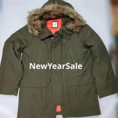 GAP マウンテンパーカー オリーブグリーンカメラマンコートフェイクダウンコート