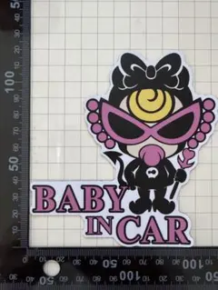 ヒスミニ　BABY IN CAR ステッカー　磁石タイプ