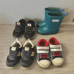 スニーカー3足 長靴 ニューバランス new balance 14cm フタフタ