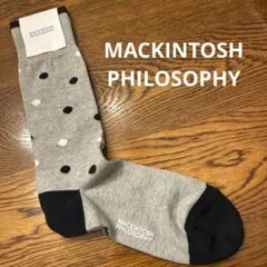 MACKINTOSH PHILOSOPHY メンズ ソックス 水玉 ドット柄のサムネイル