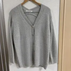 LOUNIE カーディガン　シルバーグレー　新品同様