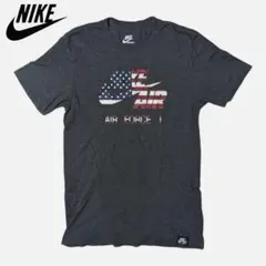NIKE グレー ブラック AIR FORCE USA フラッグ 半袖Tシャツ