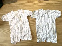 【双子】花柄ロンパース2点セットSophie la girafe 50-60cm