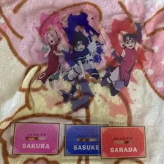 サスケ サクラ サラダ アクスタ DAISO