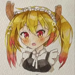 小林さんちのメイドラゴン トール 手描きイラスト