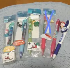 日本各地限定のキティちゃん　シャープペン・ボールペン8本セットまとめ売り❢