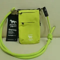 Topologie スマホショルダーバッグ 蛍光イエロー