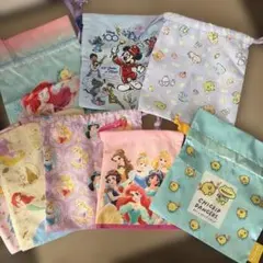 ディズニー その他　巾着袋 8個セット