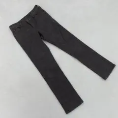 C-SEVENTEEN パンツ グレー チェック柄 スリムフィット ストレート