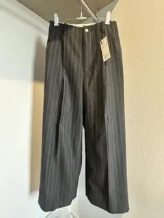 タックワイドパンツ beautiful people GU Mダークグレー