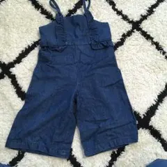 美品☆プティマイン オーバーオール サロペット90