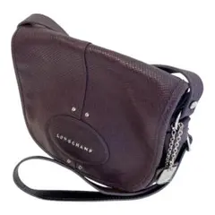 LONGCHAMP ショルダーバッグ レザー ボルドー 斜め掛け フランス製のサムネイル