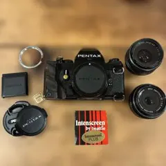 PENTAX LX ブラック ワンオフグリップ レンズ2本 インテンスクリーンのサムネイル