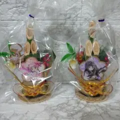 スマスロ劇場版 魔法少女まどか☆マギカ　ミニ門松　2個セット　お正月