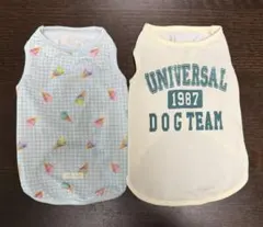 犬服☆涼しげ夏服☆Lサイズ☆2枚セットのサムネイル