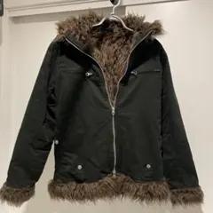 ファー付きジャケット ブルゾン