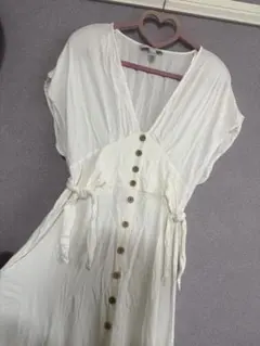 マキシ丈ボタンダウンワンピースのサムネイル