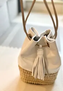 3wayかごバッグ　ショルダーバッグ/ハンドバッグ