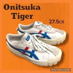 ✨希少・人気✨ オニツカタイガー 厚底スニーカー 27.5cm 白 青 赤