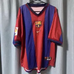 FC Barcelona シャツ Mサイズ 赤 青
