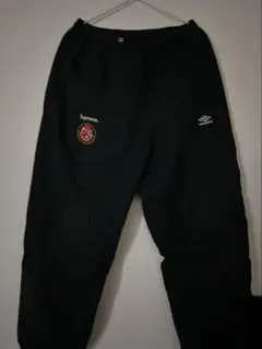 【極美品】希少サイズ シュプリーム アンブロ トラックパンツ ジャージ 黒 S 極美品】希少サイズ シュプリーム アンブロ トラックパンツ