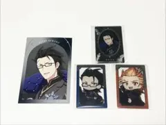 SideM 神速一魂 紅井朱雀 黒野玄武 アクリルカード 特典ポストカードセット