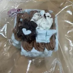 スクイーズ kikisquishy Mサイズ くまワッフル チョコミント