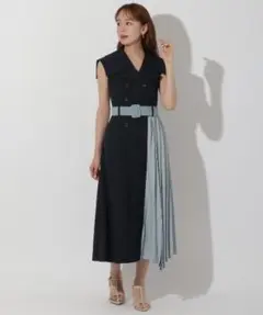 未使用♡Rirandture リランドチュールテーラードイレヘムワンピース S